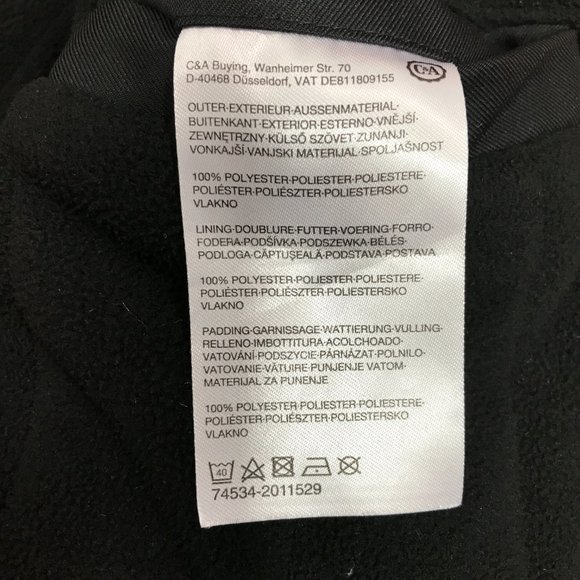 Raintex Black Windbreaker Jacket Chest 38" Full Zip Hooded Windproof Taped Seams - Picture 5 of 6